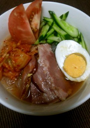 ◇ヘルシー糸こんで韓国風冷麺◇-レシピのメイン写真