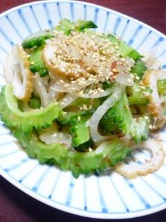 ゴーヤとちくわの和え物-レシピのメイン写真