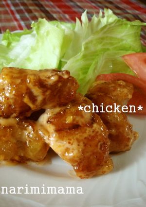 簡単ピリ辛♪鶏のオーロラソース和え-レシピのメイン写真