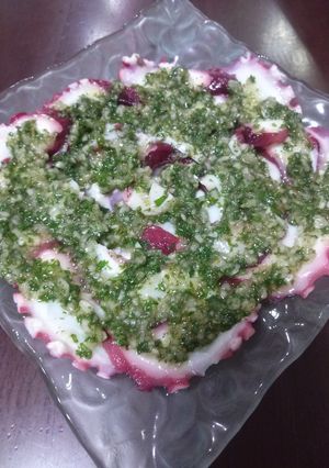 タコのカルパッチョ★バジルソース★-レシピのメイン写真
