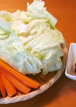 新キャベツとにんにく味噌-レシピのメイン写真