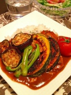 ヘルシー☆たっぷり夏野菜カレー-レシピのメイン写真