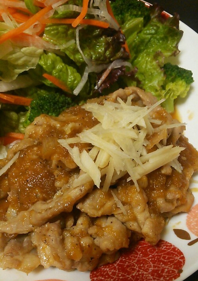 玉ねぎでお肉柔らか♪豚肉のしょうが焼き-レシピのメイン写真