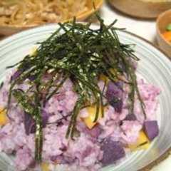 รูปของ ＊紫芋と栗の秋ご飯＊