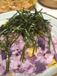 *紫芋と栗の秋ご飯*-レシピのメイン写真
