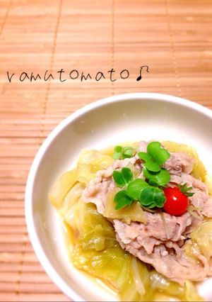 豚肉とキャベツのしょうが煮(๑>◡<๑)-レシピのメイン写真