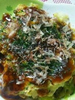 【簡単キャベツ焼き風卵焼き?お好み焼き】-レシピのメイン写真