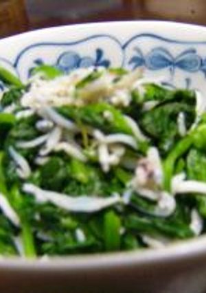 しらす＆ほうれんそうぽん酢あえ-レシピのメイン写真