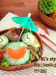 デコ弁‼カエル君弁当-レシピのメイン写真