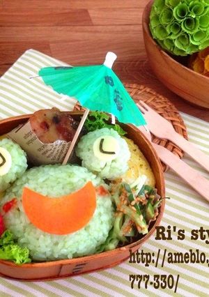 デコ弁‼カエル君弁当-レシピのメイン写真