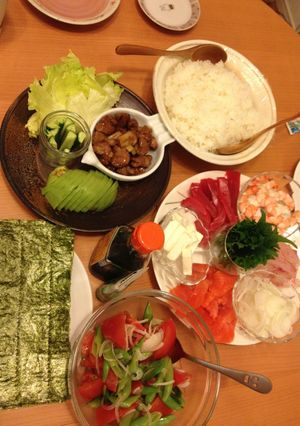 我が家の手巻き寿司☆-レシピのメイン写真