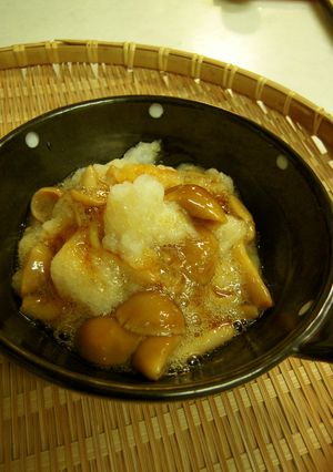 電子レンジで なめこおろし-レシピのメイン写真