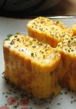 にんにくとアンチョビの厚焼き卵-レシピのメイン写真
