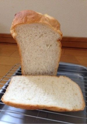 簡単！HBで焼くフワフワ食パン。-レシピのメイン写真