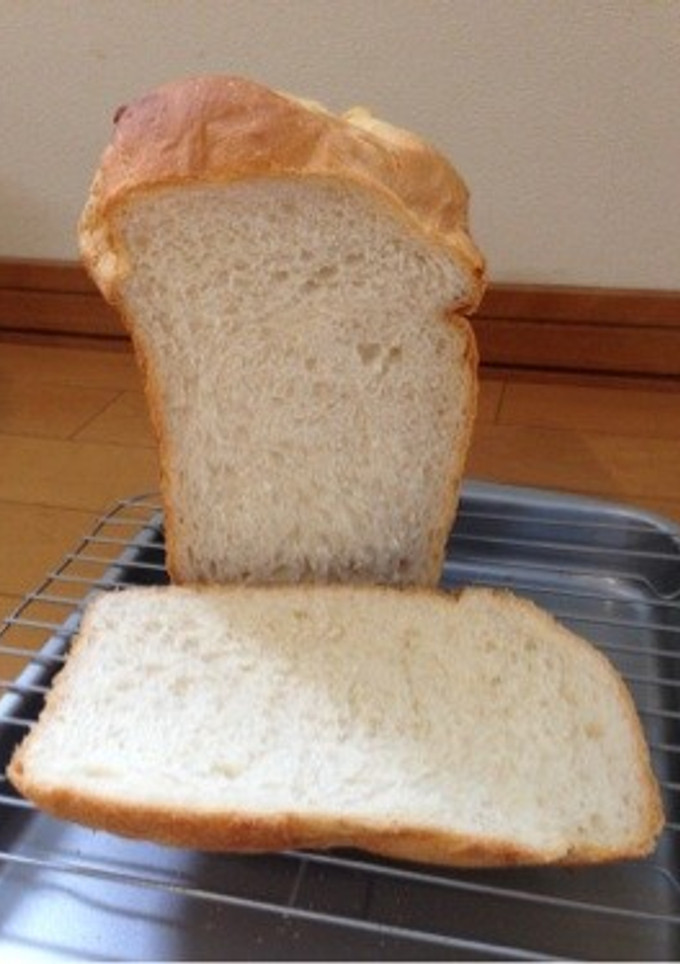 簡単！HBで焼くフワフワ食パン。-レシピのメイン写真