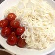 素麺トマトピクルス添え