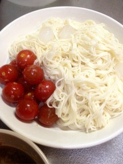 素麺トマトピクルス添え-レシピのメイン写真