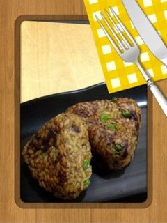 リメイク!カレー焼きオニギリ(≧∇≦)-レシピのメイン写真