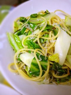 キャベツとシラスのあっさりパスタ-レシピのメイン写真
