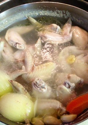 お肌ツルツル☆簡単☆濃厚鶏スープ-レシピのメイン写真