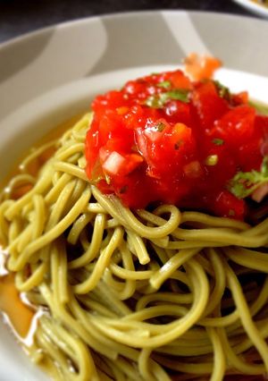 蕃茄蕎麦（トマトのぶっかけ蕎麦）-レシピのメイン写真