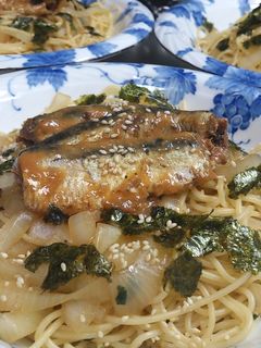 イワシ缶の和風パスタ♪-レシピのメイン写真