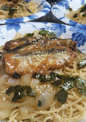 イワシ缶の和風パスタ♪-レシピのメイン写真