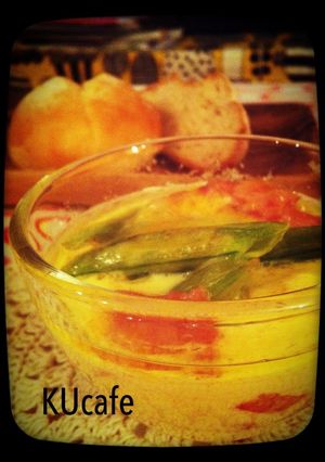 夏野菜のとろけるプリン-レシピのメイン写真