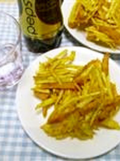 ペプシとカレー風味ポテトかき揚げ☆-レシピのメイン写真
