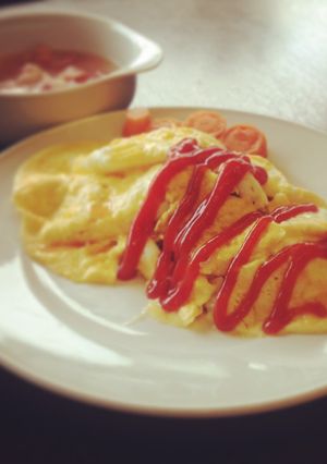 かんたん♪チキンオムライス-レシピのメイン写真