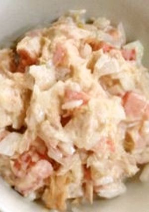 ツナマヨトマののっけもり-レシピのメイン写真
