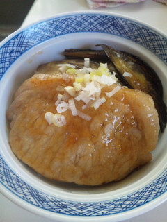 簡単ランチ☆豚なすび丼-レシピのメイン写真