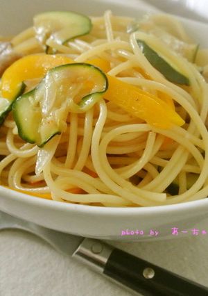 ズッキーニのパスタ-レシピのメイン写真