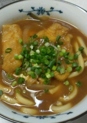 今日のお昼は!?カレーうどん-レシピのメイン写真