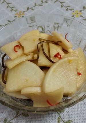 ゆず大根（たまり漬け風）-レシピのメイン写真