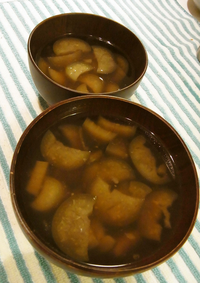 実家の味！なすと生姜のとろみ汁-レシピのメイン写真