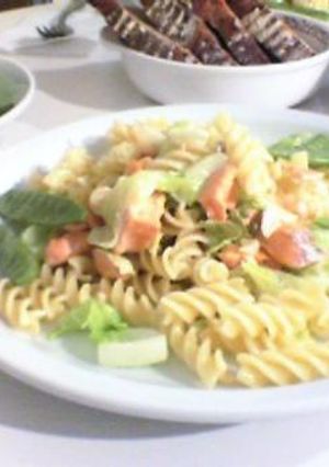 サーモンクリームパスタ Salmon Cream Pasta-レシピのメイン写真