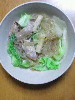 レタスと春雨のあっさり炒め-レシピのメイン写真