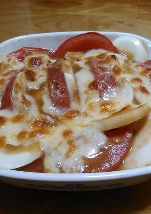 トマト&豆腐&ゆで卵の味噌グラタン-レシピのメイン写真