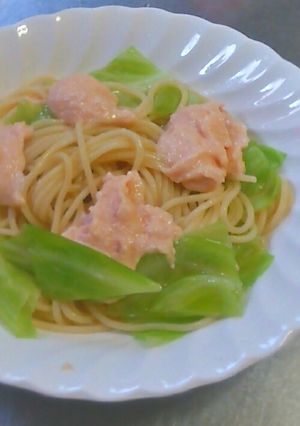 マヨネーズで簡単！明太子パスタ-レシピのメイン写真