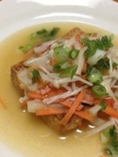 厚揚げ豆腐の野菜あんかけ-レシピのメイン写真