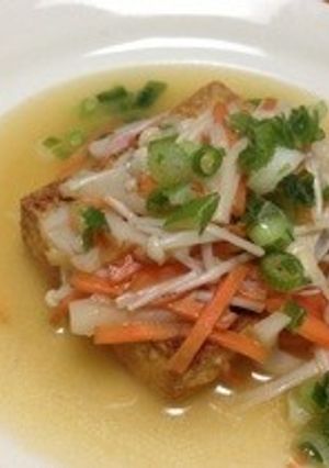 厚揚げ豆腐の野菜あんかけ-レシピのメイン写真