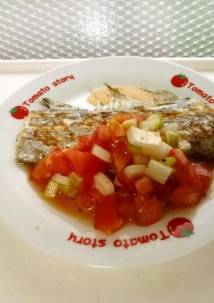 塩分制限☆南欧風な感じの爽やかな魚料理-レシピのメイン写真