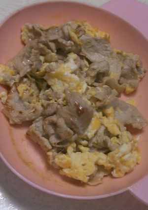 豚肉卵炒め-レシピのメイン写真