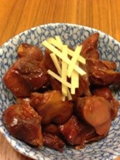 鶏モツの甘辛煮-レシピのメイン写真