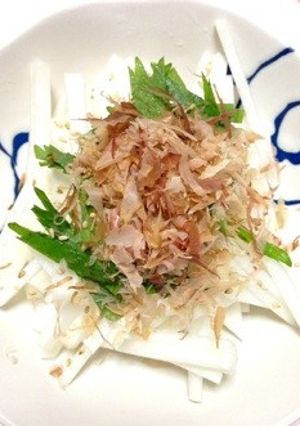大根と大葉の簡単サラダ-レシピのメイン写真
