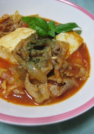 豚と豆腐のトマト煮-レシピのメイン写真