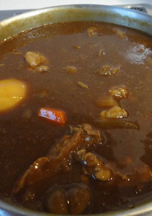 牛すじ煮込みカレー-レシピのメイン写真