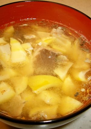 サバ缶入り　竹の子汁-レシピのメイン写真