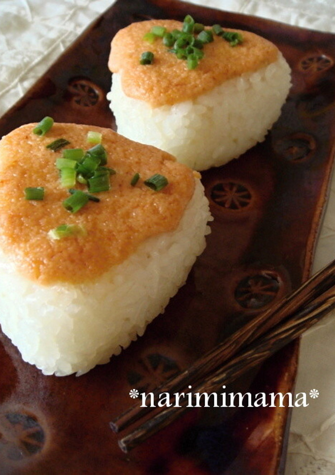 ＊明太子マヨネーズの焼きお握り＊-レシピのメイン写真